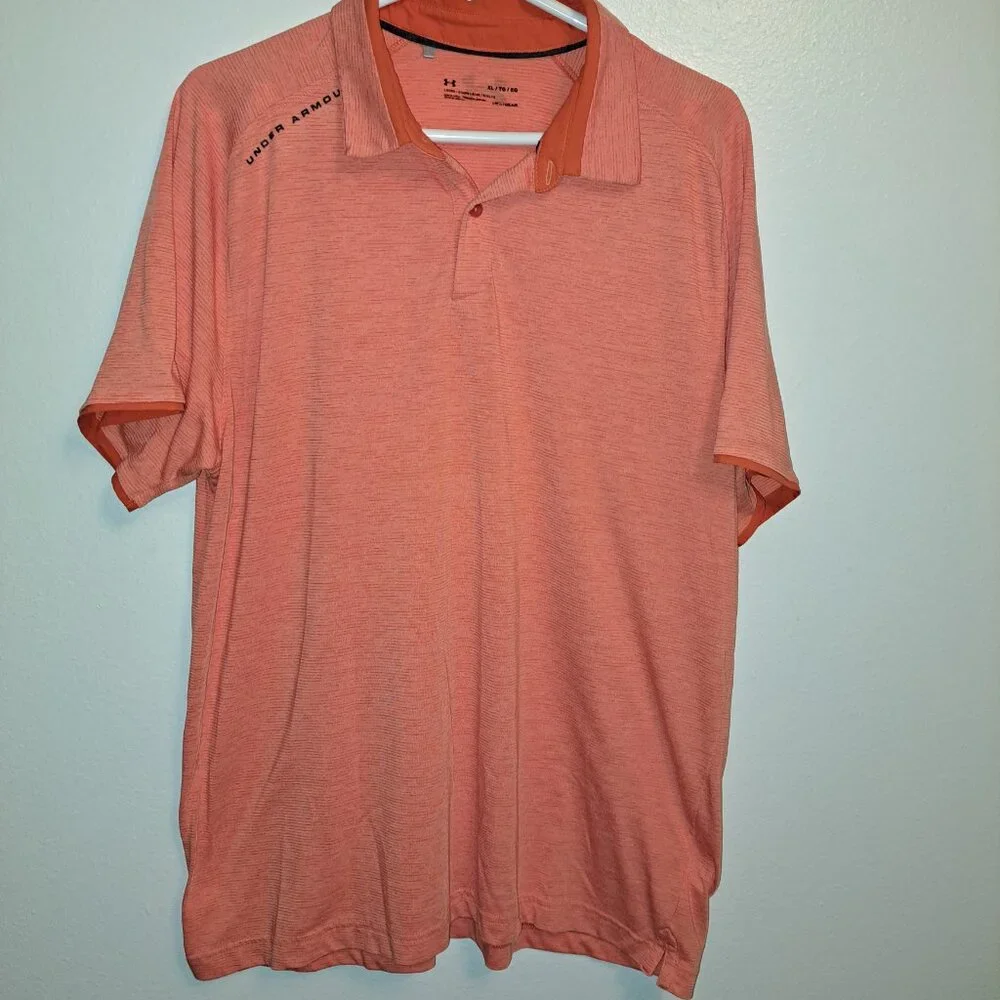 Under Armour Loose Heatgear Short Sleeve Golf Polo Shirt SIZE XL - Picture 1 of 7